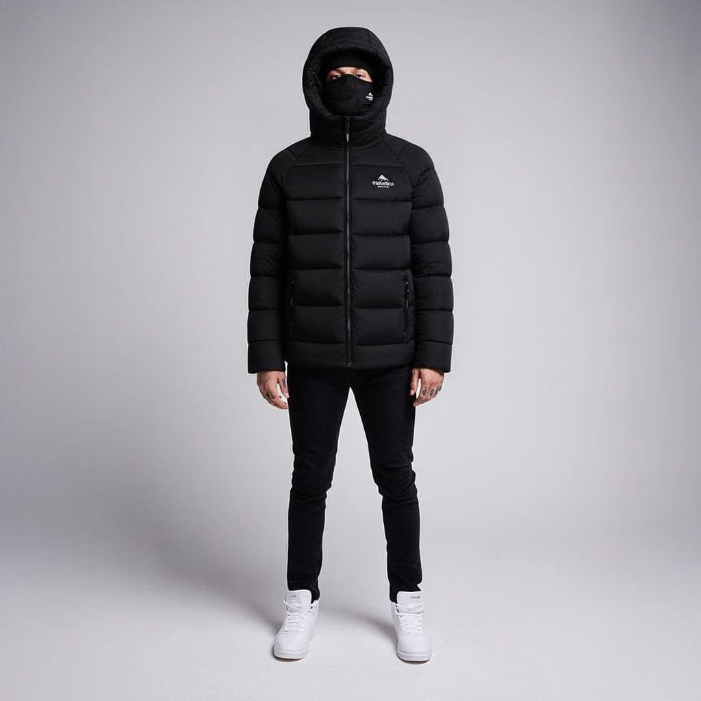 Helvetica Mountain Pioneers Sniper Hooded Down Jacket