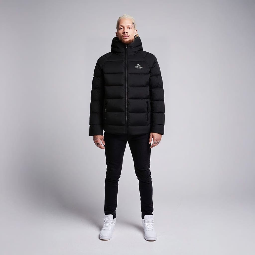 Helvetica Mountain Pioneers Sniper Hooded Down Jacket