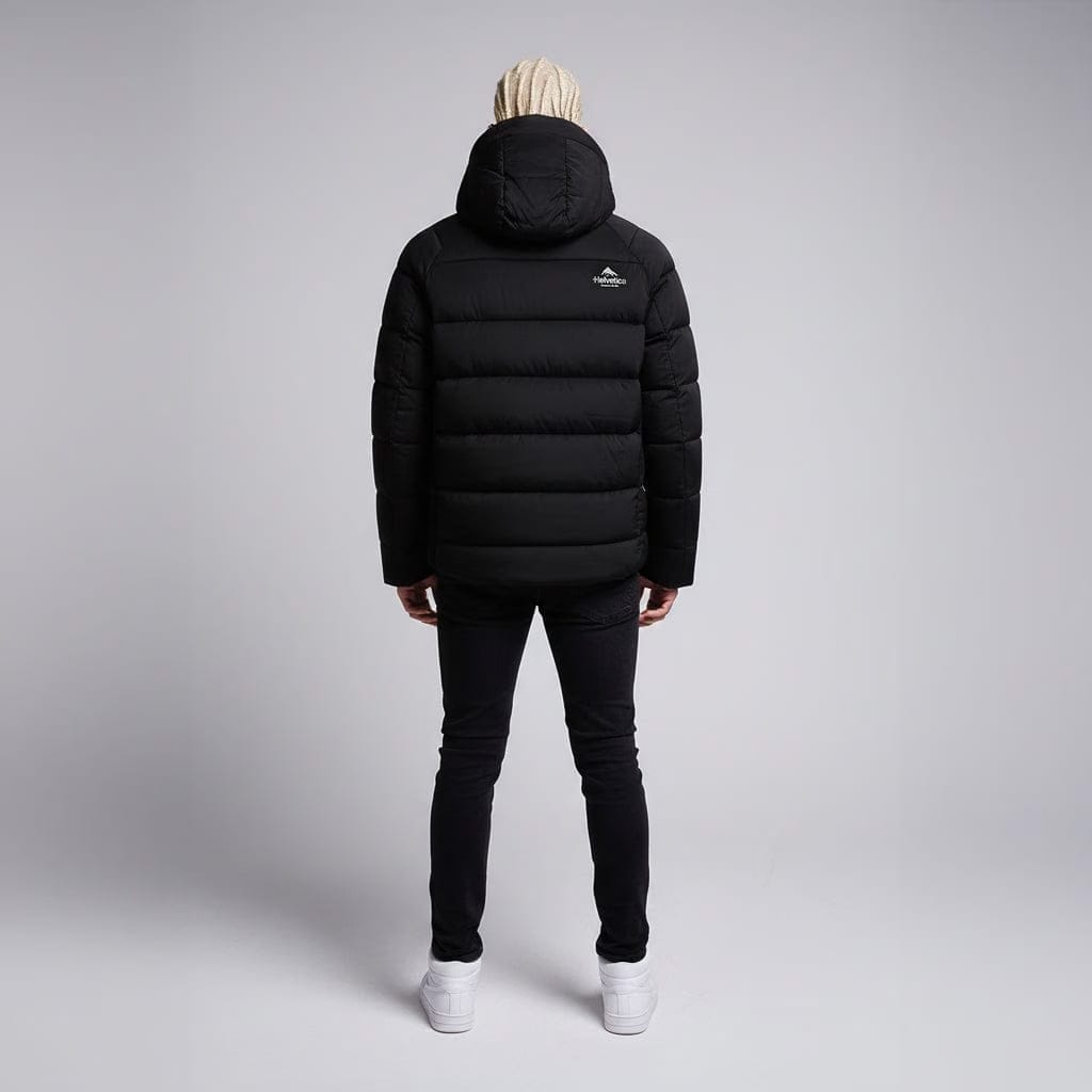 Helvetica Mountain Pioneers Sniper Hooded Down Jacket