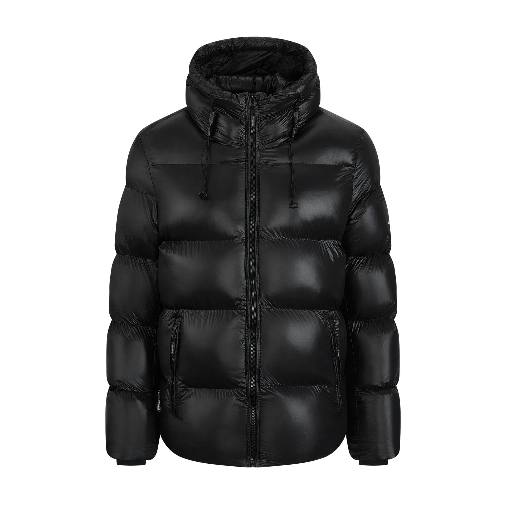 Helvetica Mountain Pioneers Edge Hooded Down Jacket