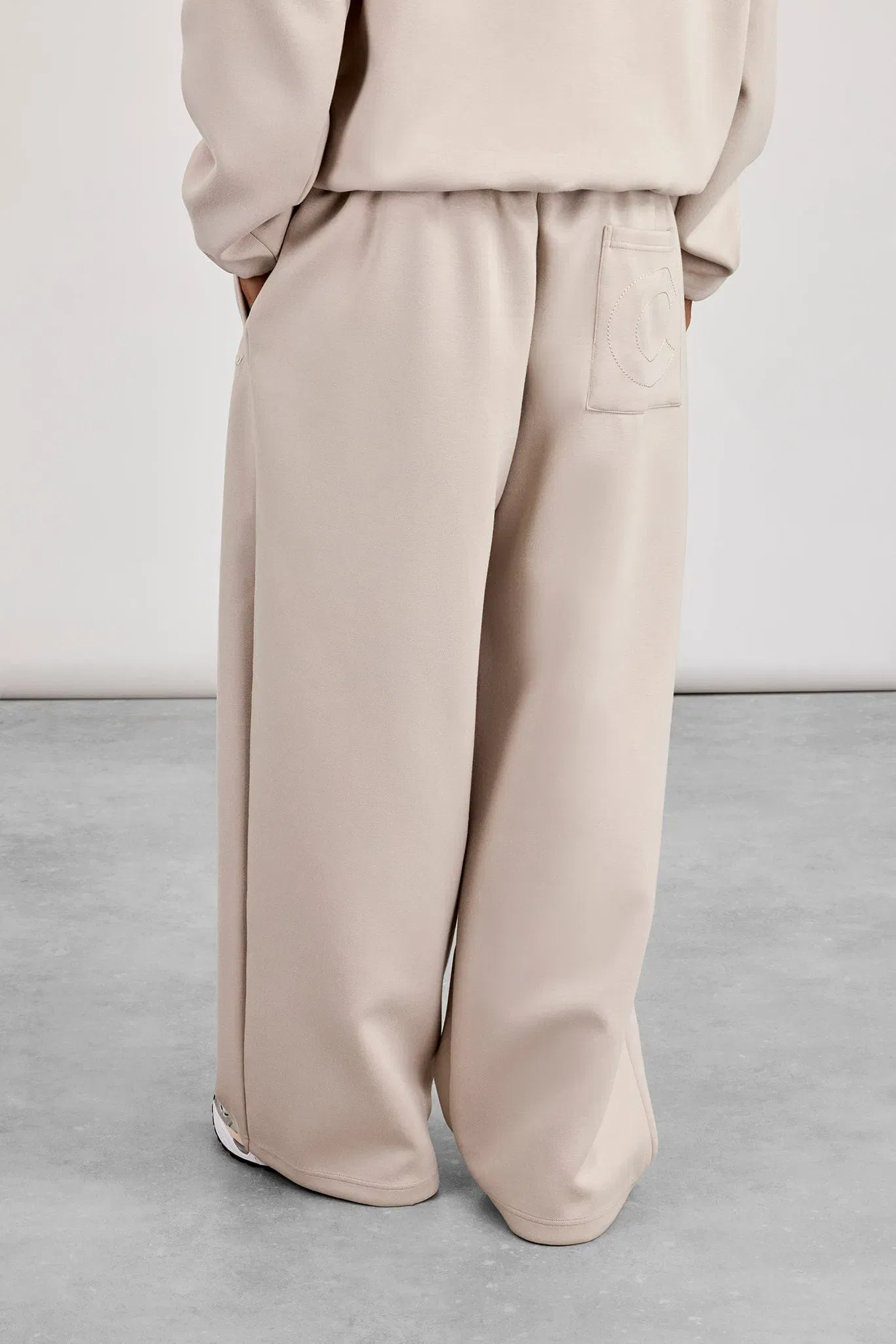 Cernucci Scuba Baggy Fit Trouser - Light Grey