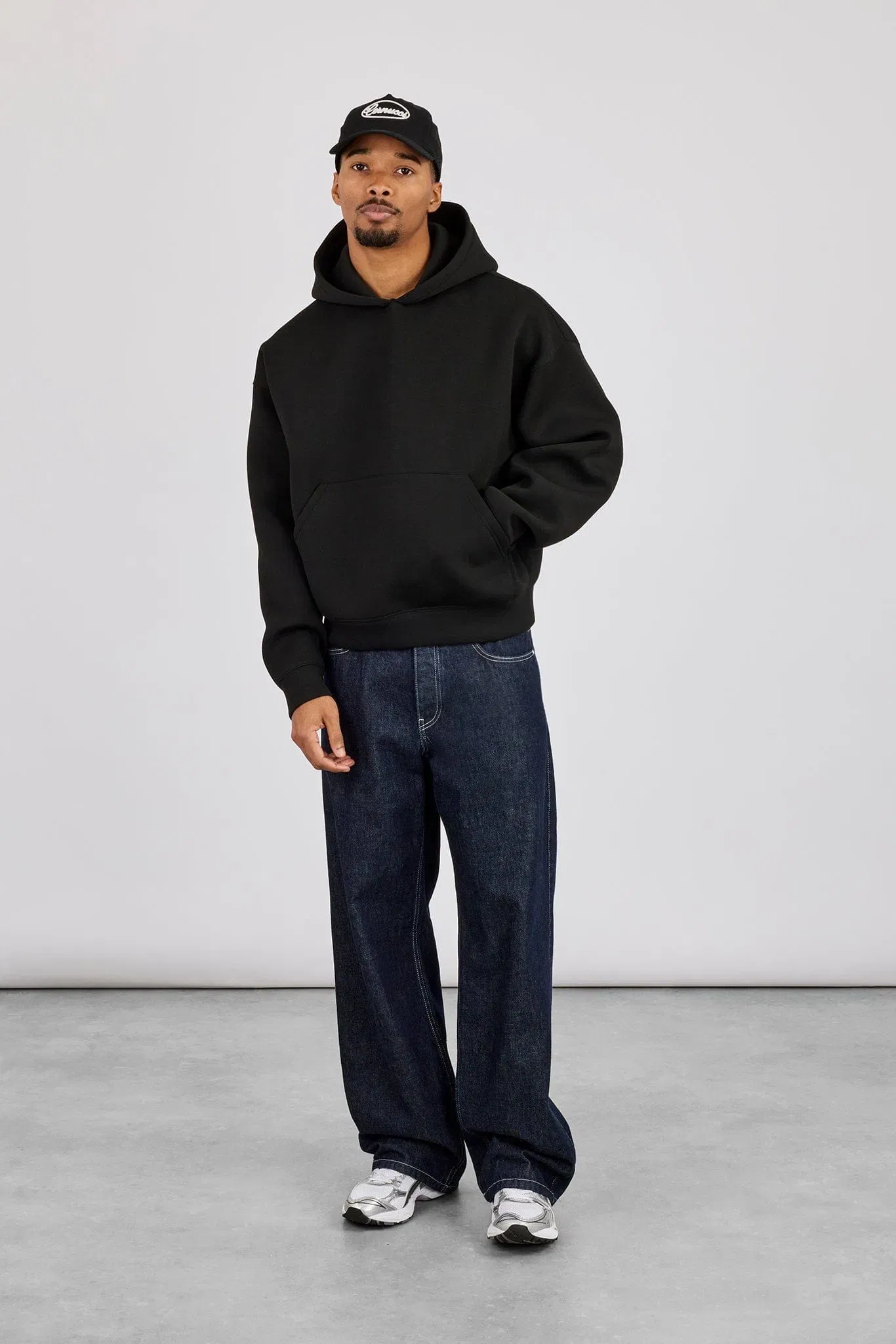 Cernucci Scuba Boxy Hoodie - Black