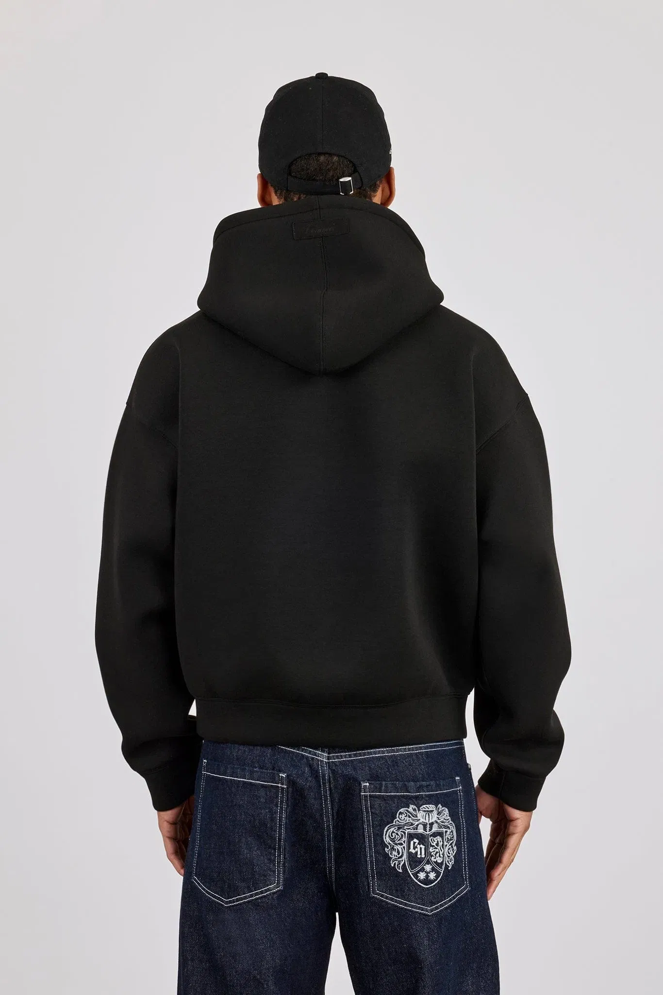 Cernucci Scuba Boxy Hoodie - Black