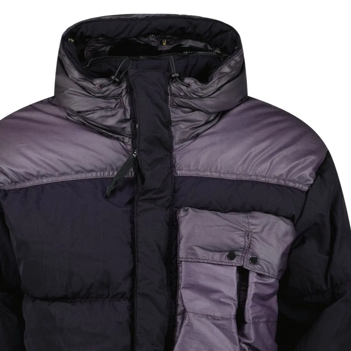CP Company Eco Chrome R Mixed Goggle Down Jacket Nightshade