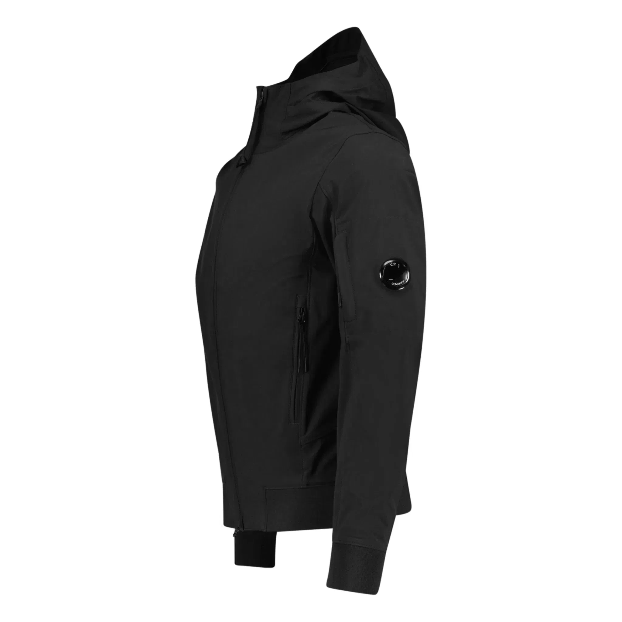 CP Company Softshell Arm Lens Jacket Black