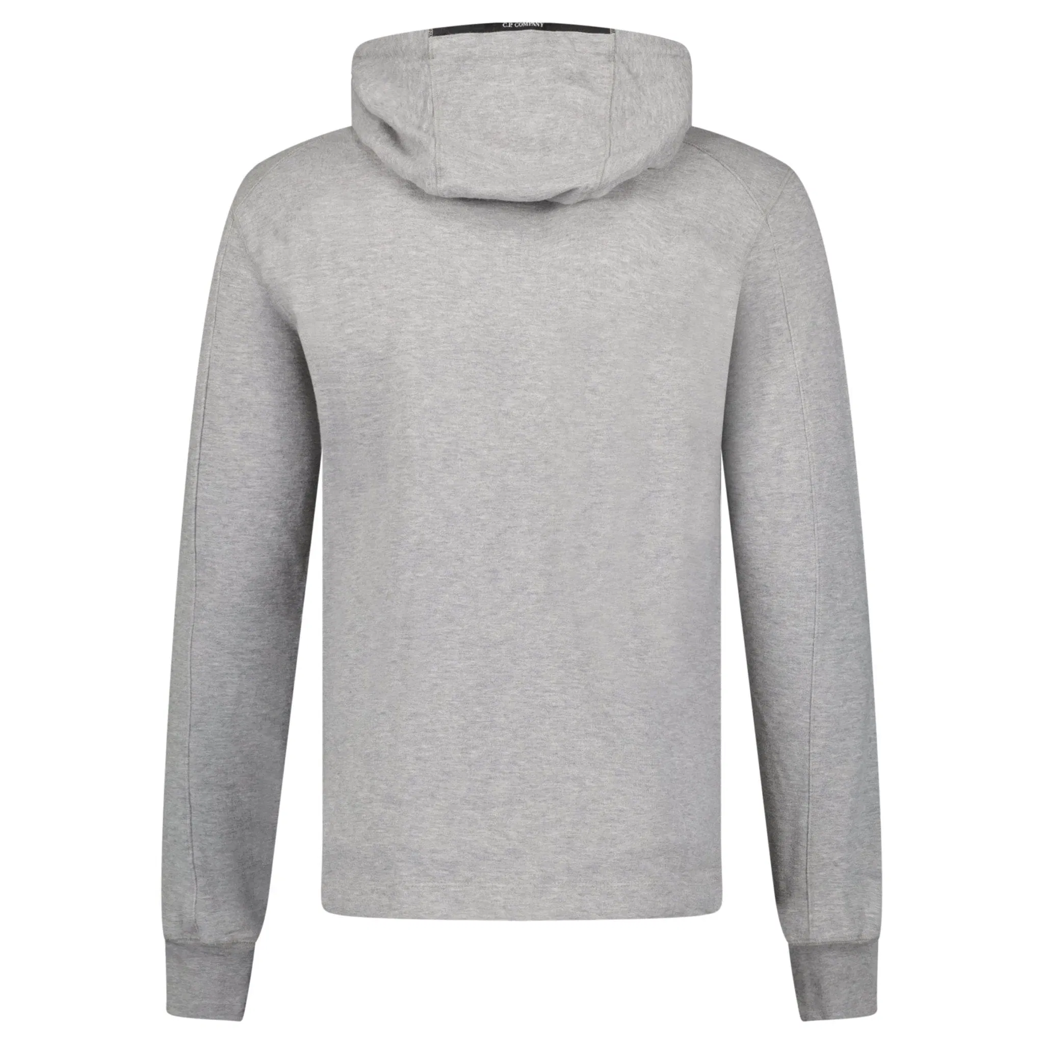 CP Company Hooded Lens Light Fleece Sweatshirt Grey