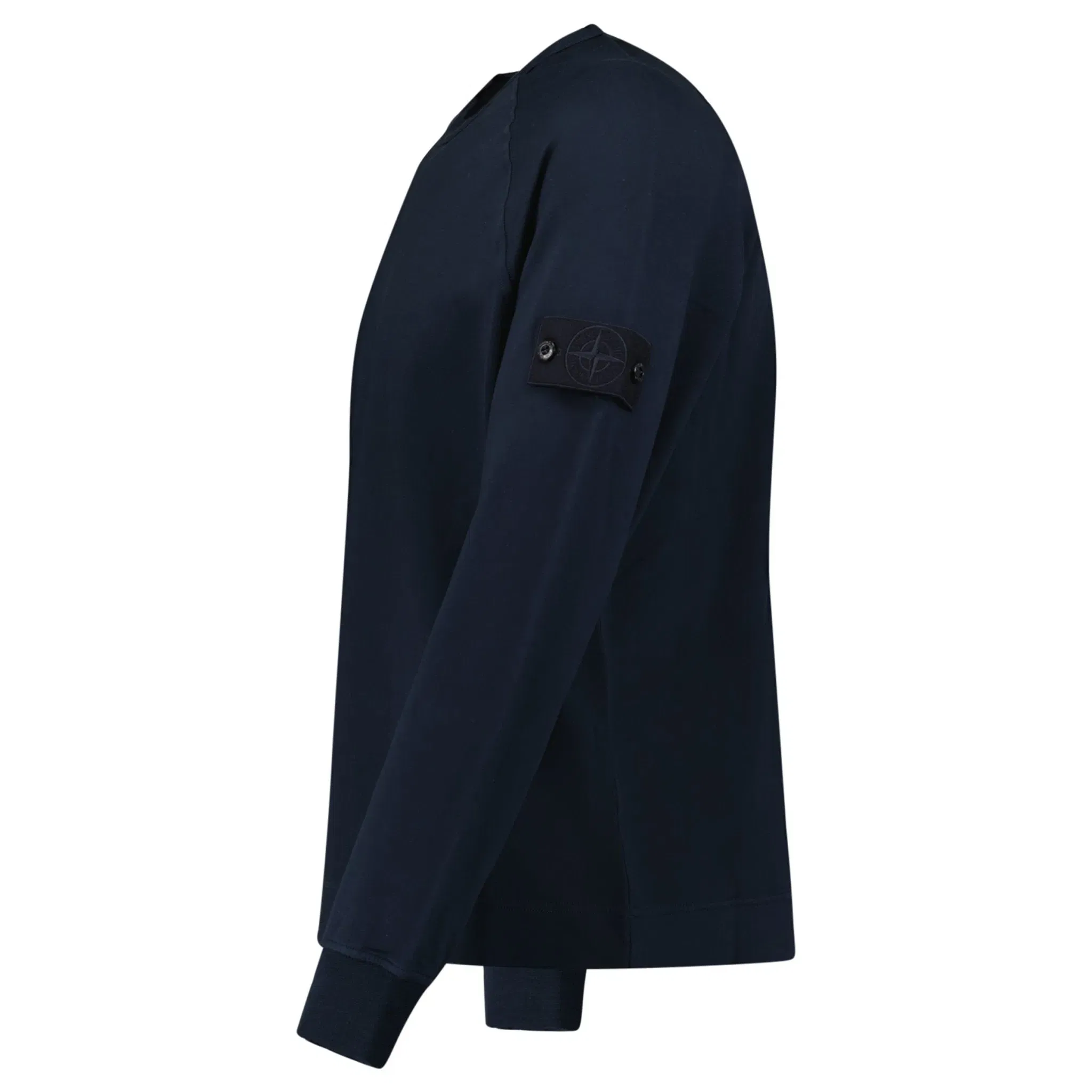 Stone Island Ghost Badge Crewneck Sweatshirt Navy