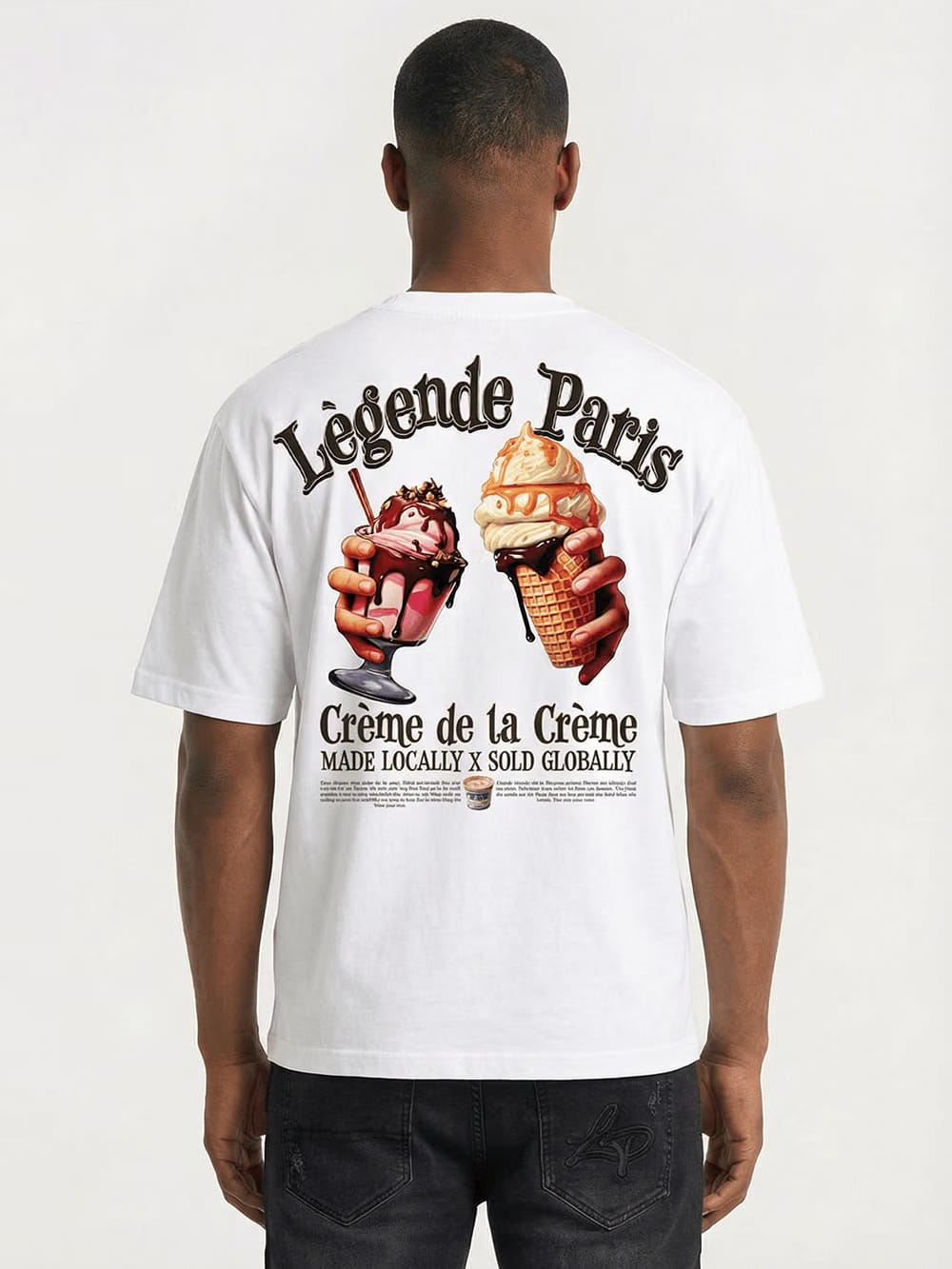 Legende Paris Creme De La Creme T-Shirt - White