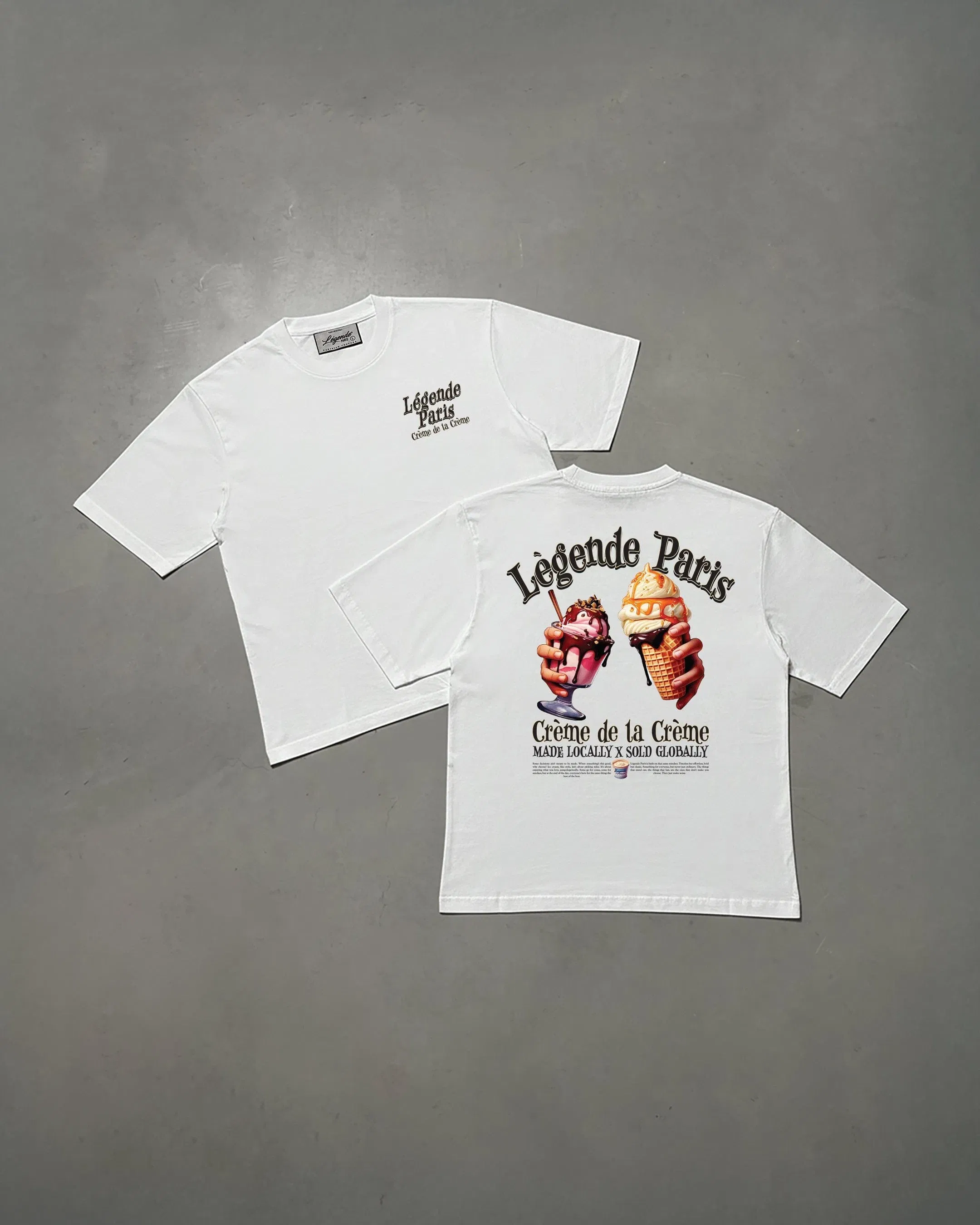 Legende Paris Creme De La Creme T-Shirt - White
