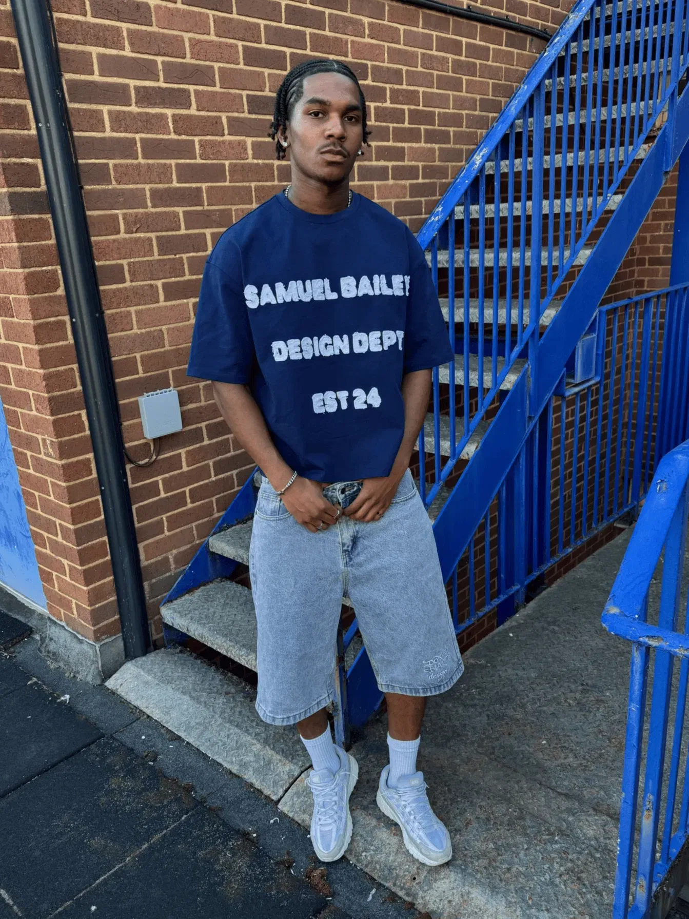 Samuel Bailey Navy Design Dept Tee