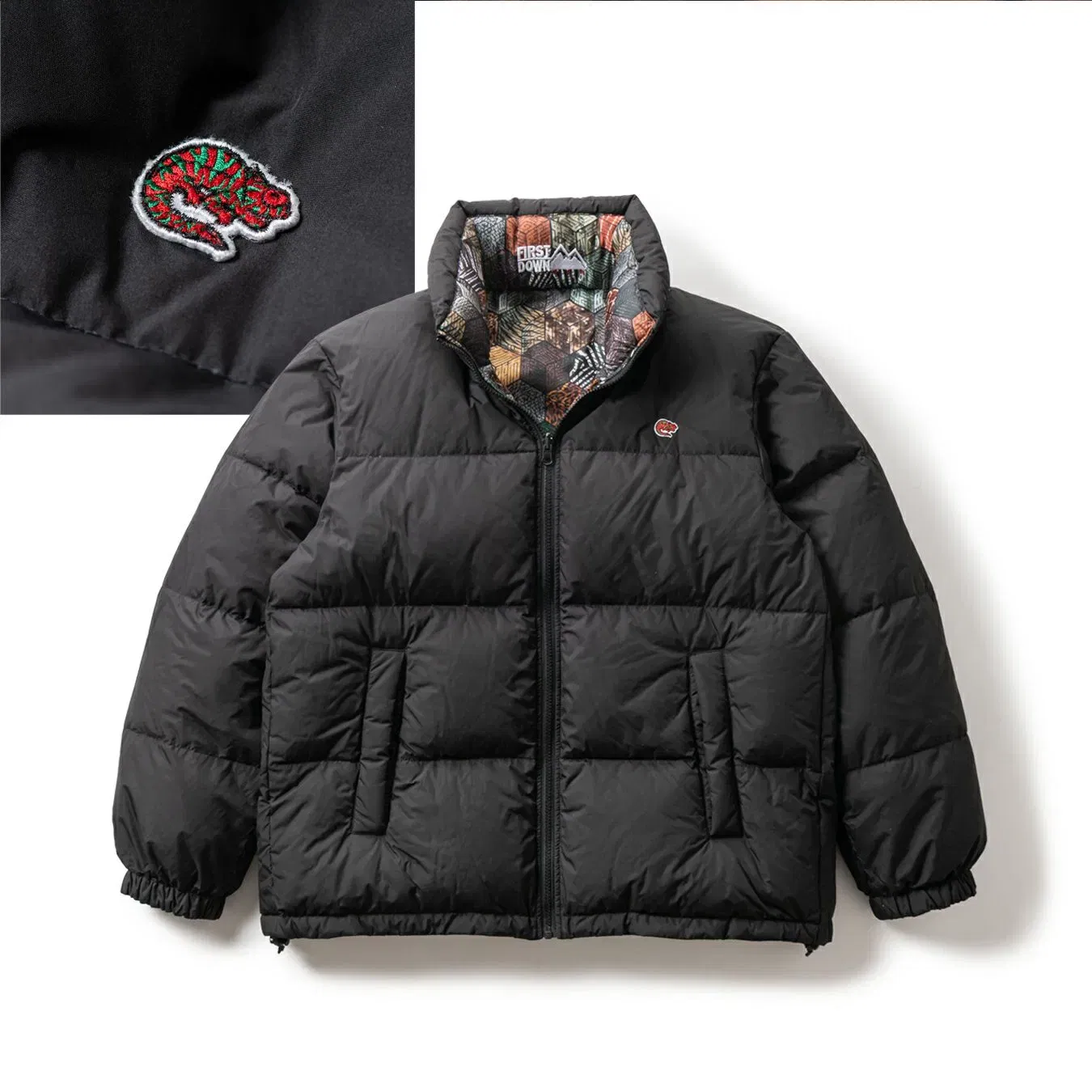 raidback fabric CRSB × raidback fabric × FIRST DOWN BUBBLE DOWN JACKET MICROFT - KICKS LAB. Exclusive -
