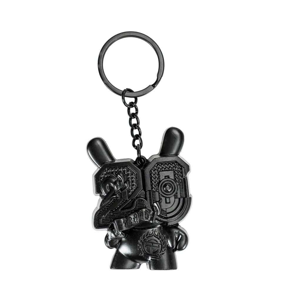 Tristan Eaton 20th Anniversary Solid Metal Dunny Keychain - “Shock Black” by Tristan Eaton (Limited Edition of 200)