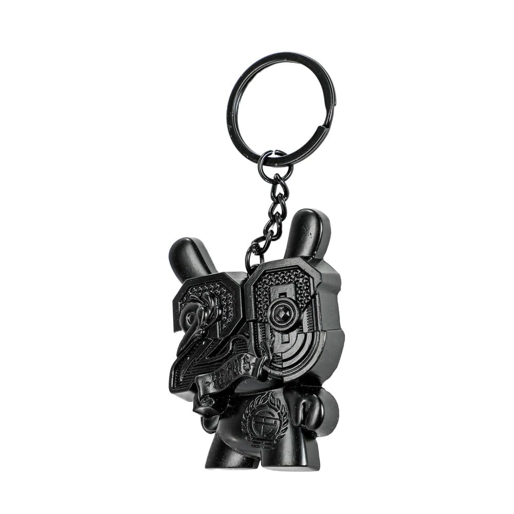 Tristan Eaton 20th Anniversary Solid Metal Dunny Keychain - “Shock Black” by Tristan Eaton (Limited Edition of 200)