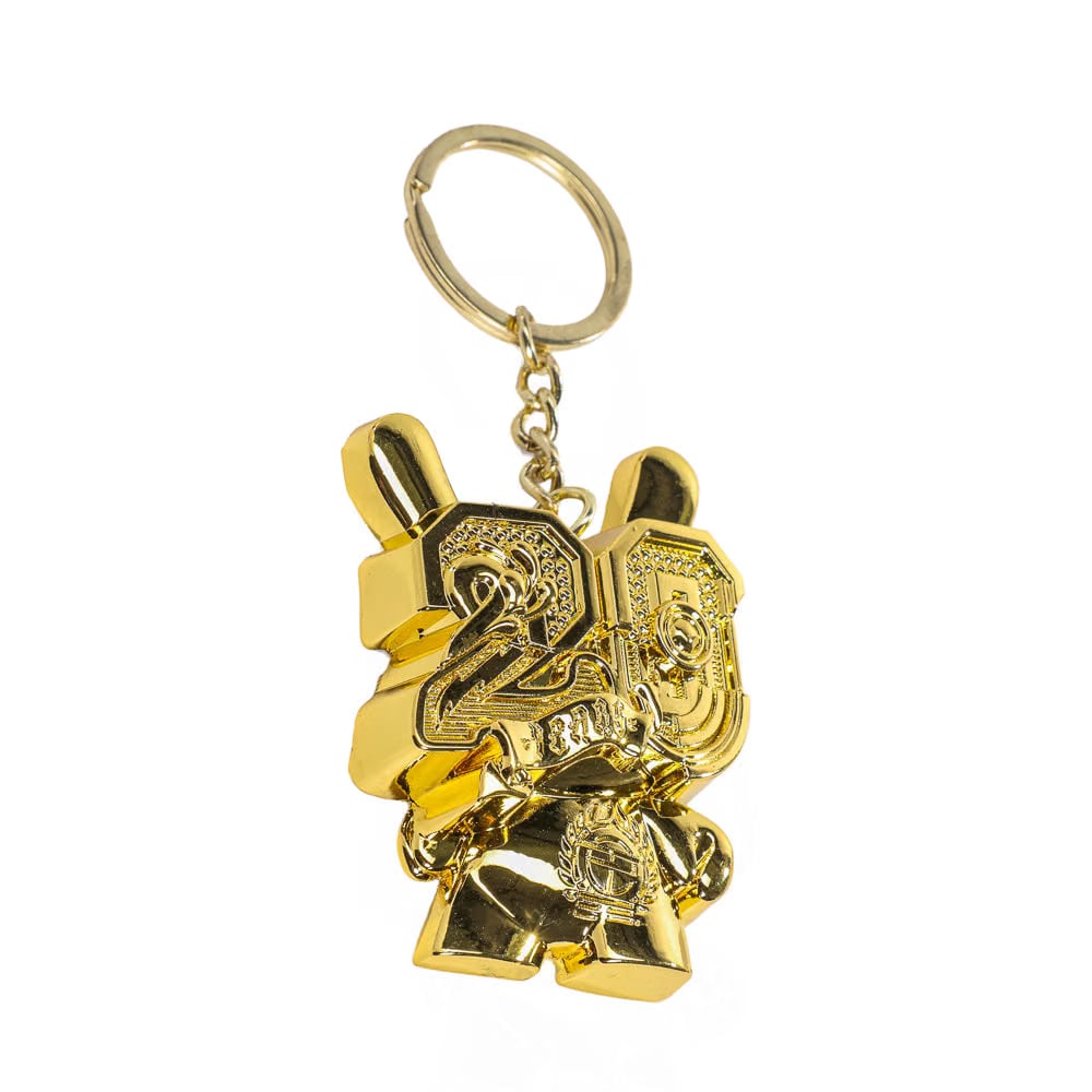 Tristan Eaton 2024 CON EXCLUSIVE: 20th Anniversary Solid Metal Dunny Keychain - “Goldchrome” by Tristan Eaton (Limited Edition of 200)