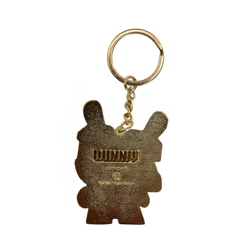 Tristan Eaton 2024 CON EXCLUSIVE: 20th Anniversary Solid Metal Dunny Keychain - “Goldchrome” by Tristan Eaton (Limited Edition of 200)