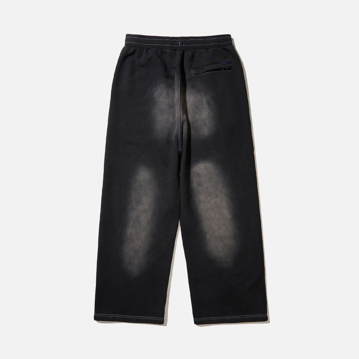 Awake NY COLLEGIATE OPEN HEM SWEATPANT - BLACK