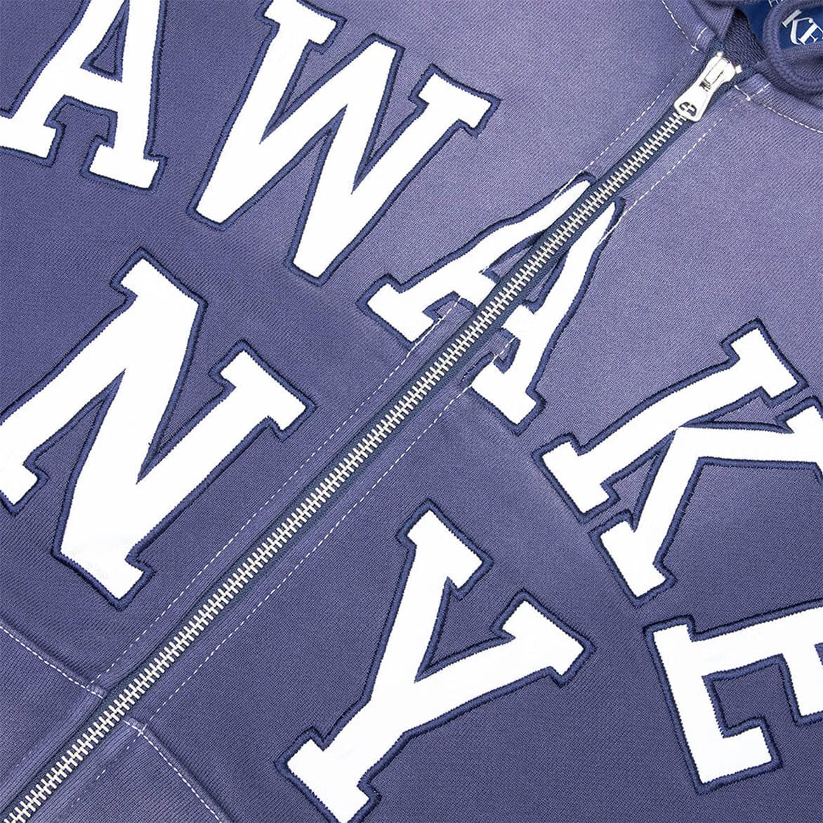 Awake NY COLLEGIATE ARCH ZIP HOODIE - PURPLE