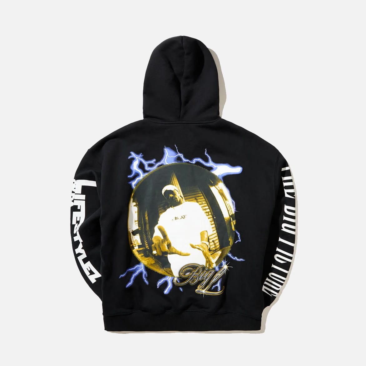 Awake NY BIG L X AWAKE NY "THE BIG PICTURE" ZIP HOODIE - BLACK