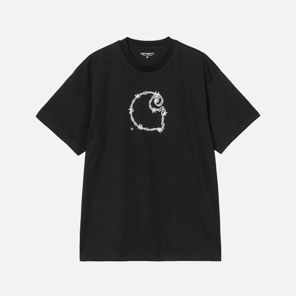 Carhartt WIP S/S BARBWIRE C T-SHIRT - BLACK