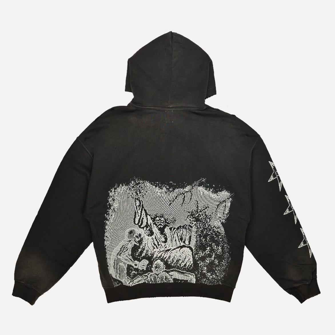 GLIM DARK MAGE HOODIE - TRASHED BLACK