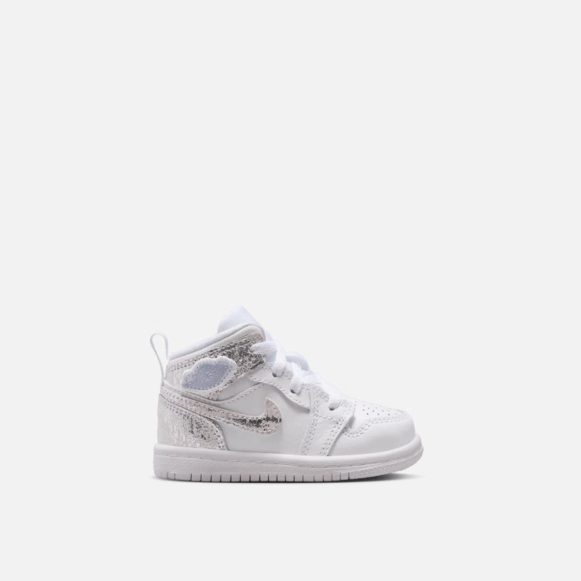Air Jordan JORDAN 1 MID SE (TD) - WHITE / FIELD SILVER