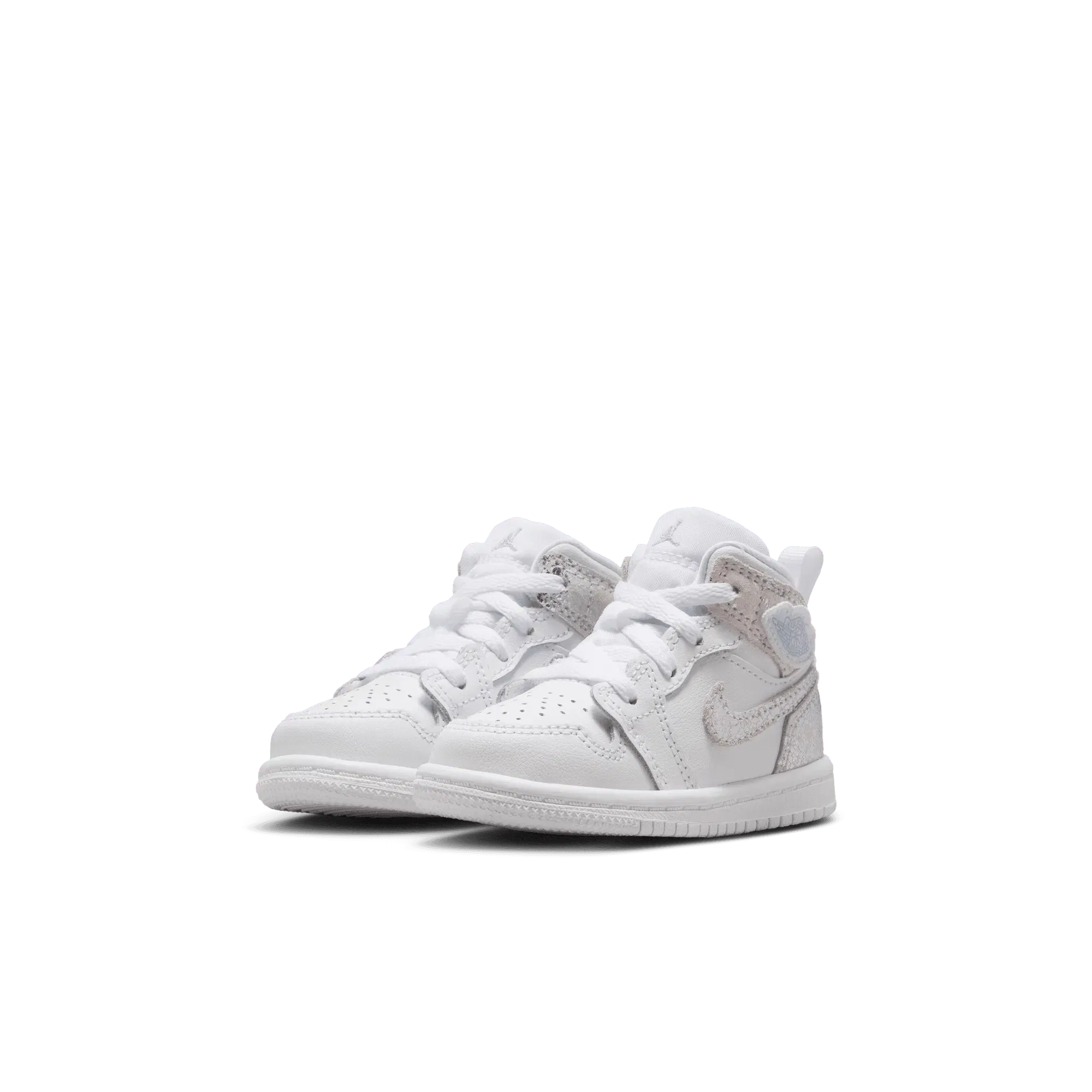 Air Jordan JORDAN 1 MID SE (TD) - WHITE / FIELD SILVER