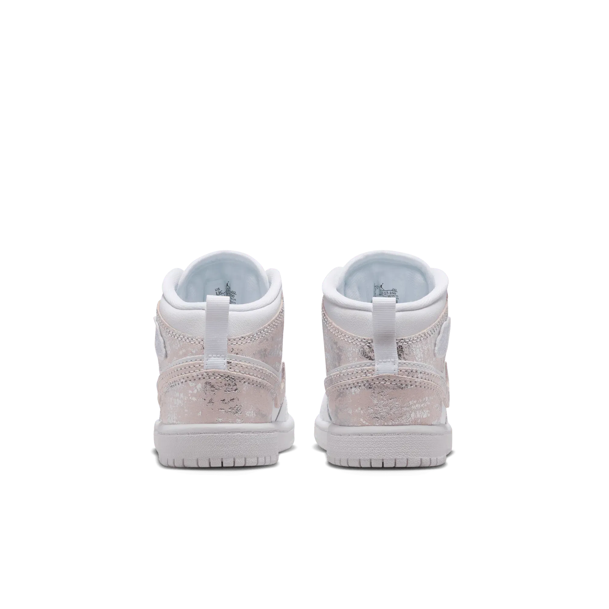 Air Jordan JORDAN 1 MID SE (PS) - WHITE / FIELD SILVER
