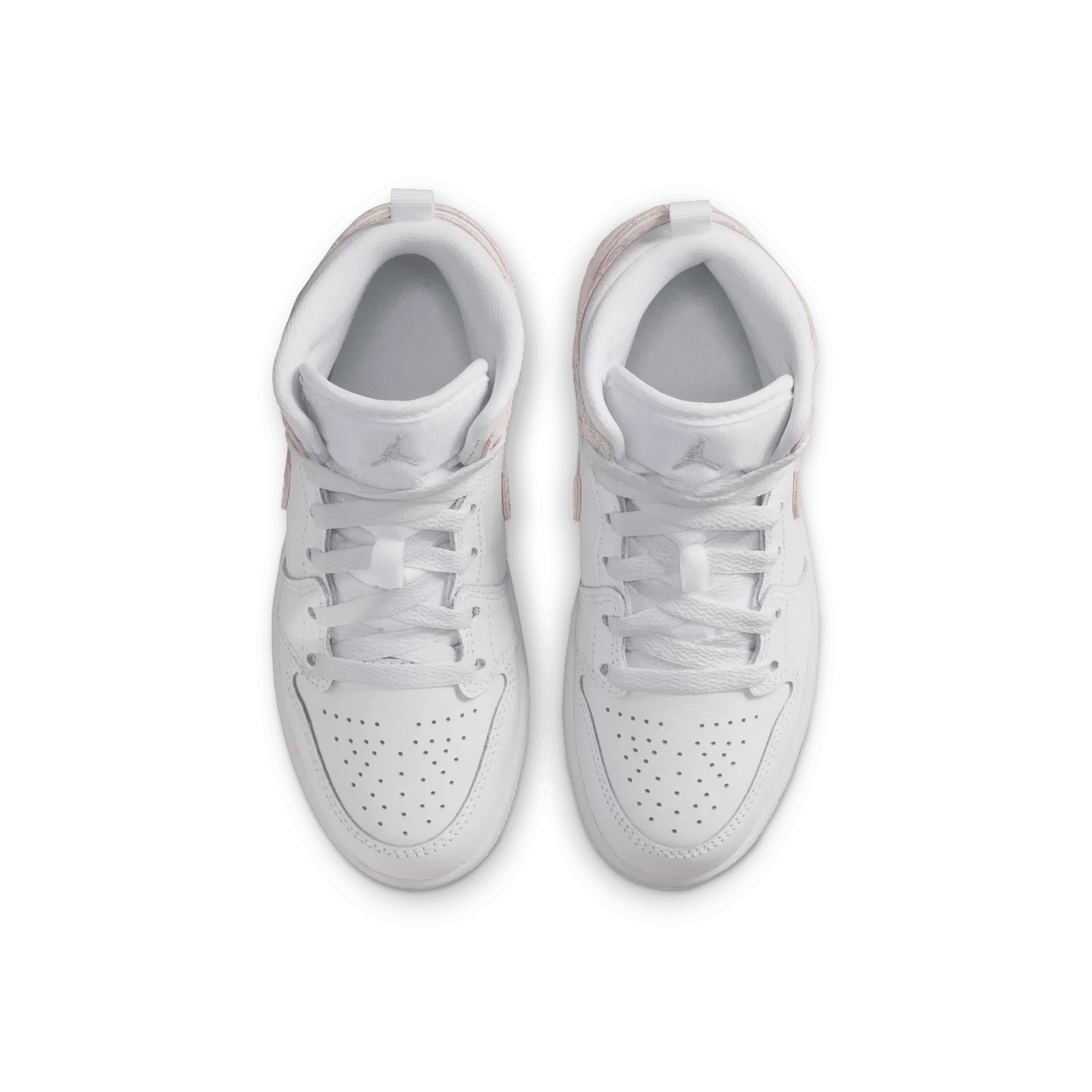 Air Jordan JORDAN 1 MID SE (PS) - WHITE / FIELD SILVER