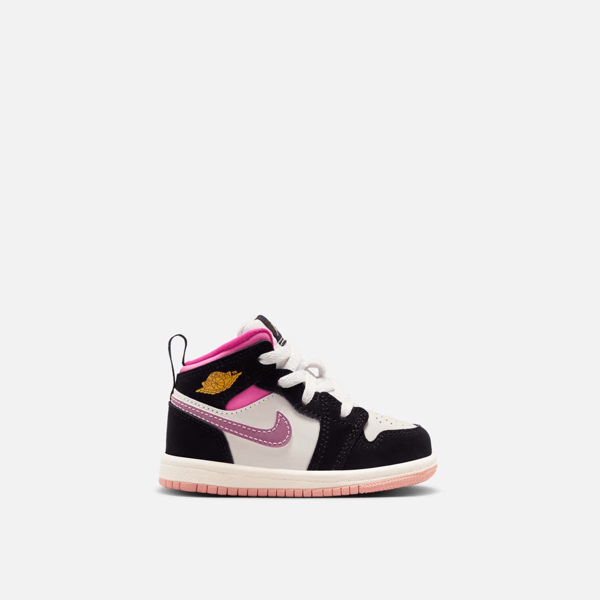 Air Jordan JORDAN 1 MID SE (TD) - BLACK / PINKSICKLE
