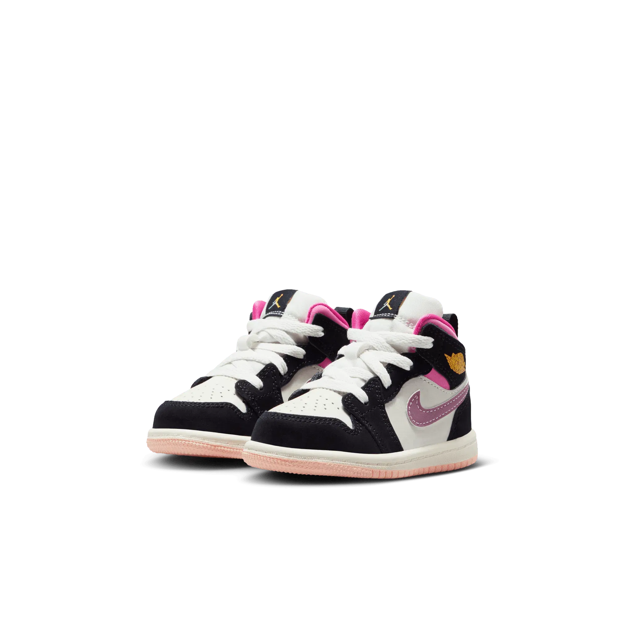 Air Jordan JORDAN 1 MID SE (TD) - BLACK / PINKSICKLE