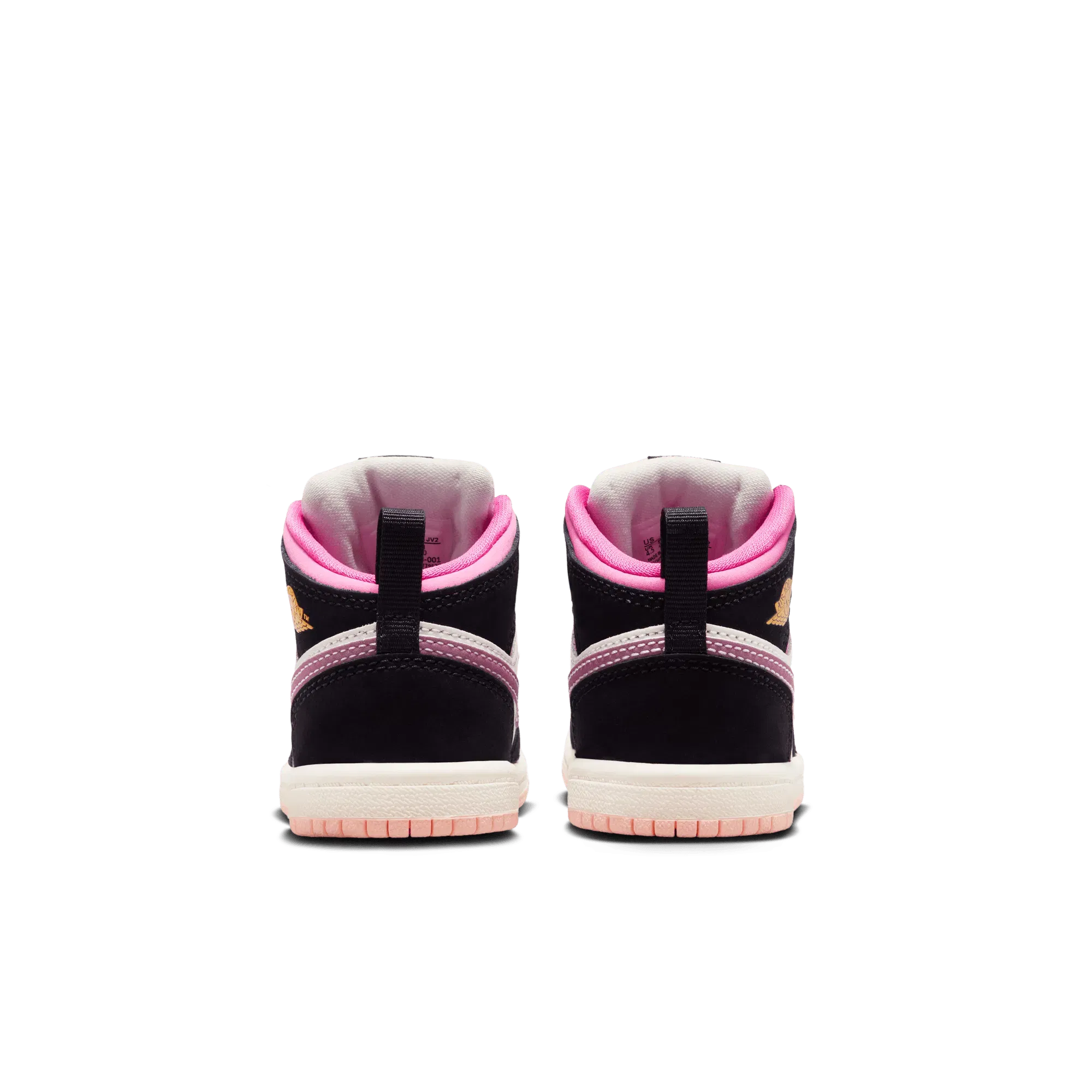 Air Jordan JORDAN 1 MID SE (TD) - BLACK / PINKSICKLE