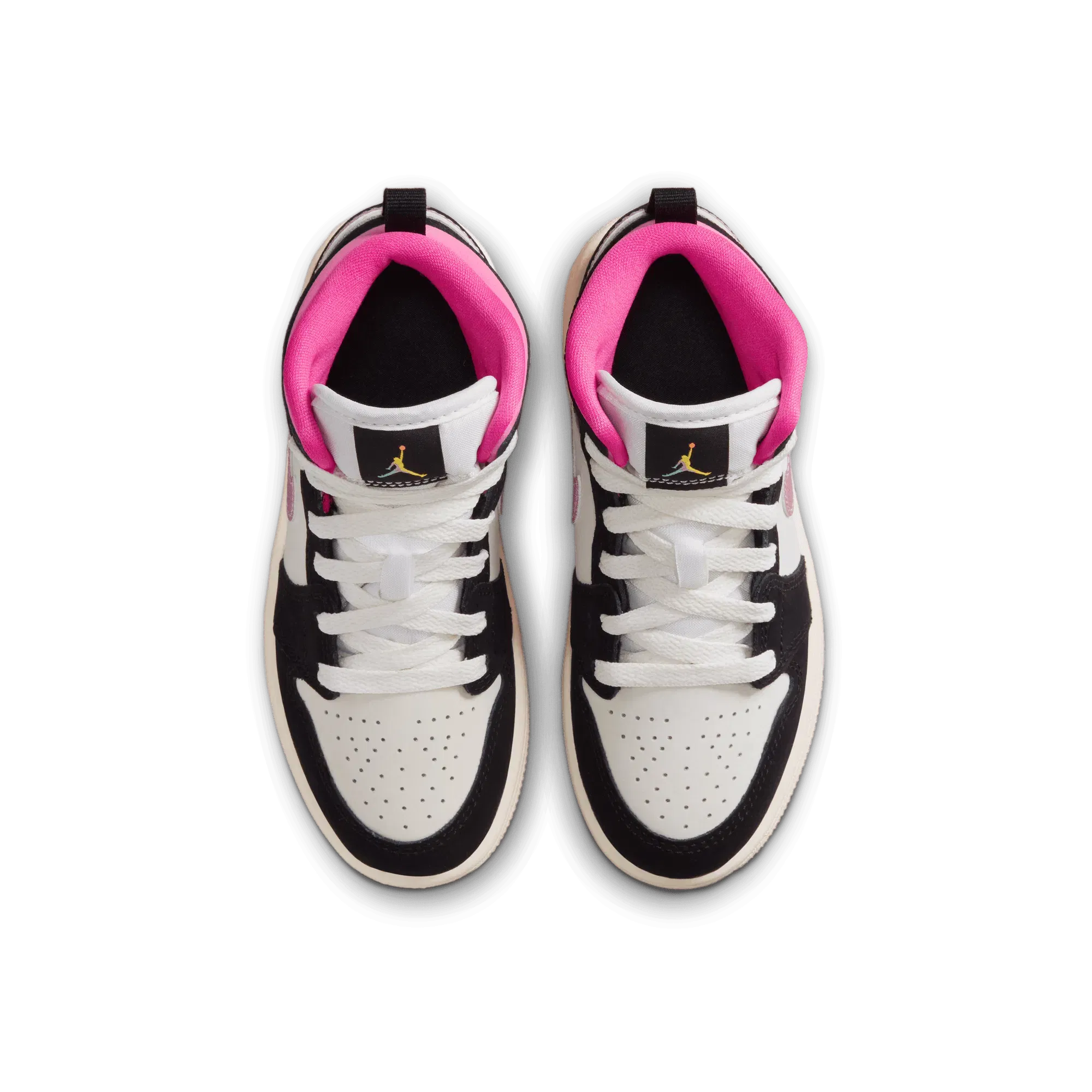 Air Jordan JORDAN 1 MID SE (PS) - BLACK / PINKSICKLE