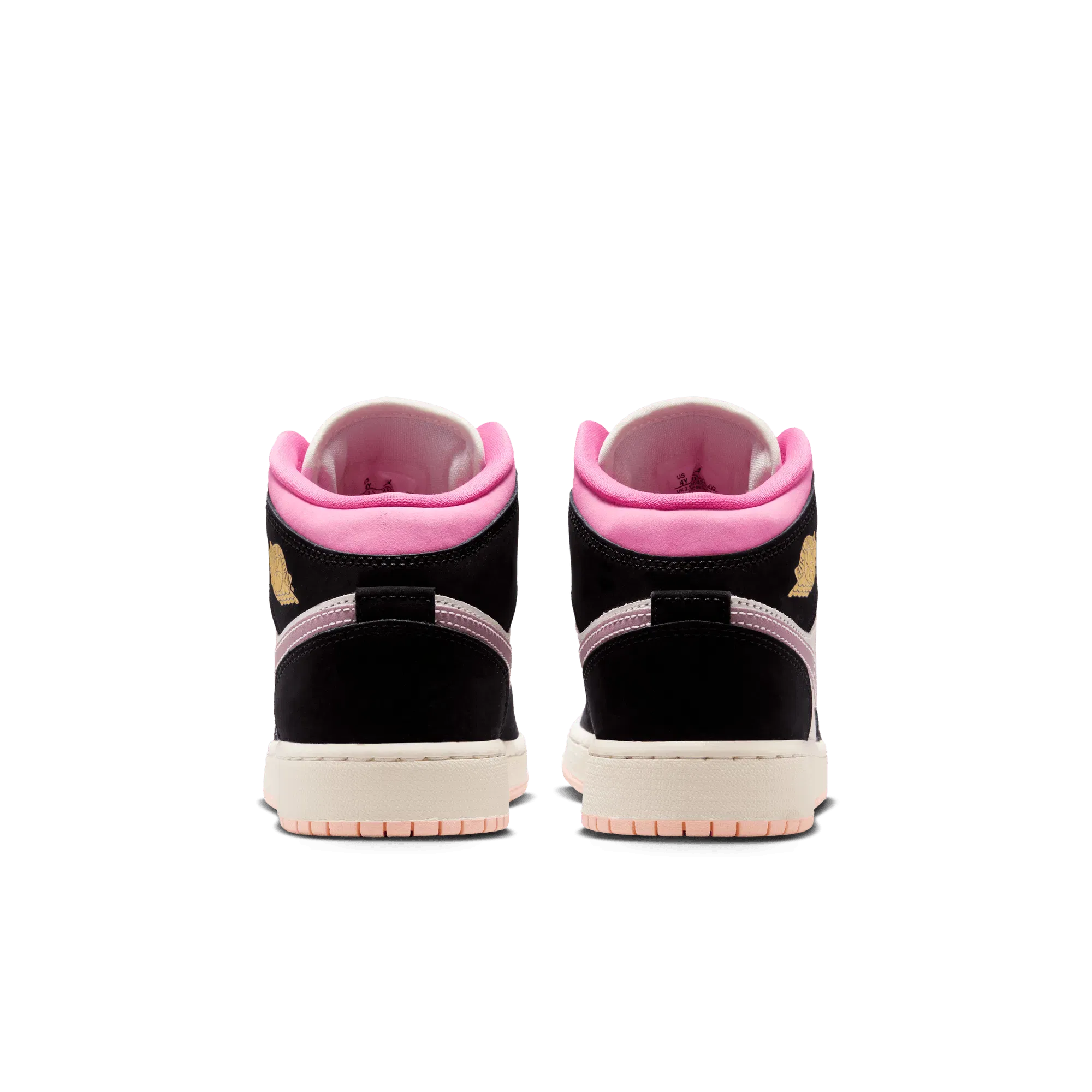 AIR JORDAN 1 MID SE (GS) - BLACK / PINKSICKLE