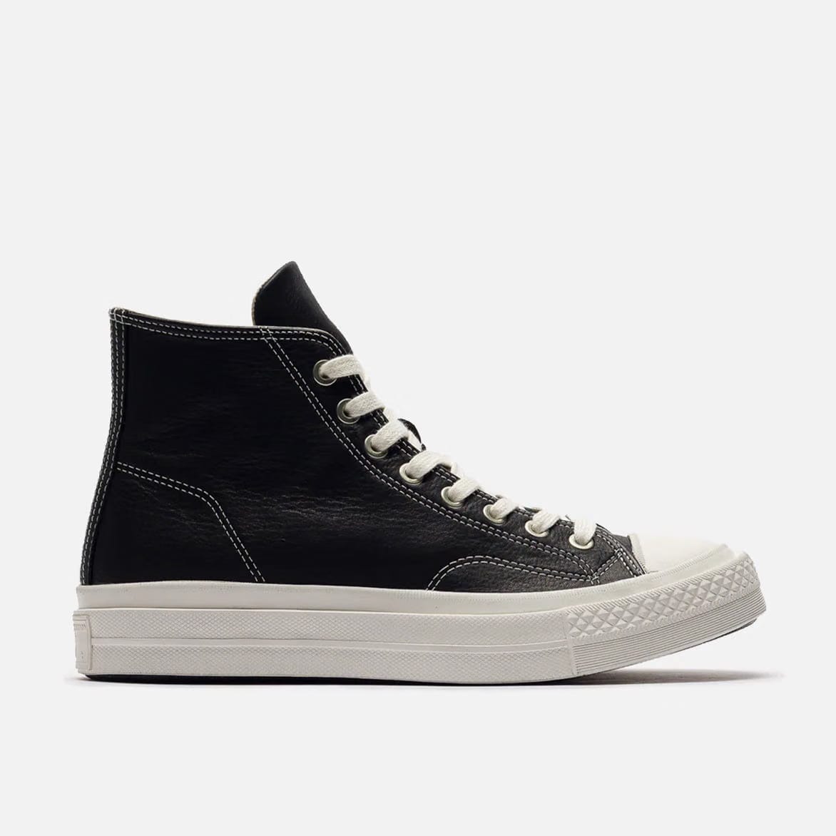 Converse CHUCK TAYLOR ALL STAR HIGH FIRST STRING "BLACK PREMIUM LEATHER"
