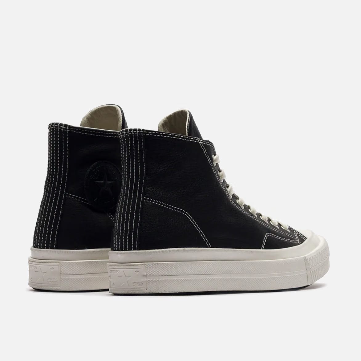 Converse CHUCK TAYLOR ALL STAR HIGH FIRST STRING "BLACK PREMIUM LEATHER"