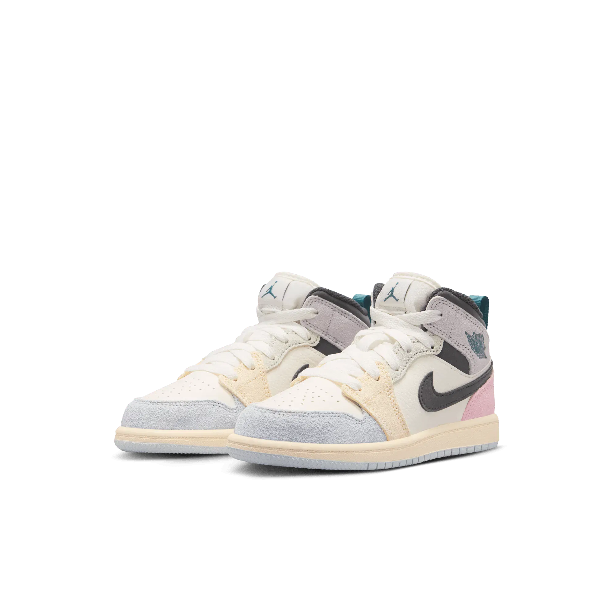 Air Jordan JORDAN 1 MID SE (PS) "SAIL / ICED JADE"