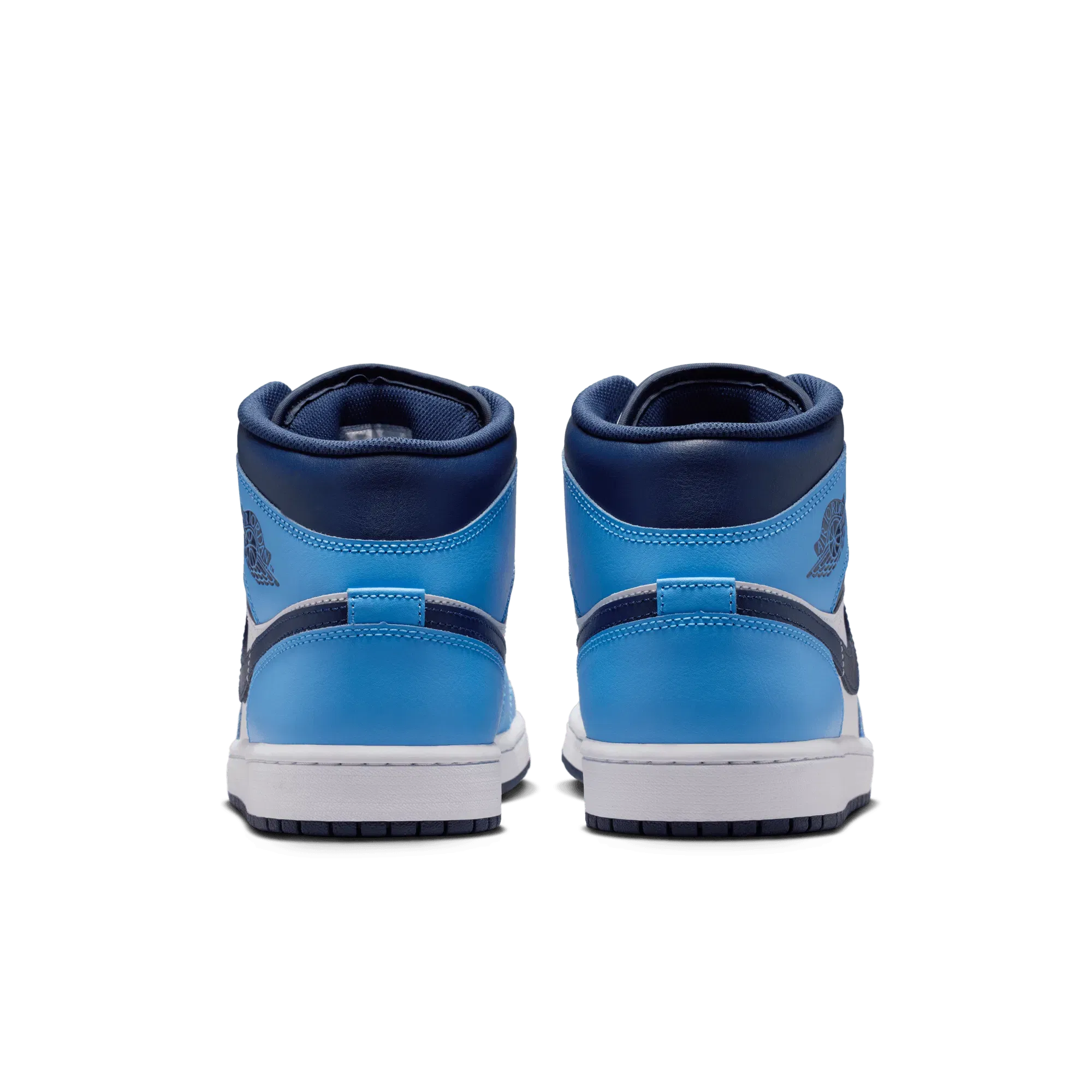 AIR JORDAN 1 MID - UNIVERSITY BLUE / WHITE / MIDNIGHT NAVY