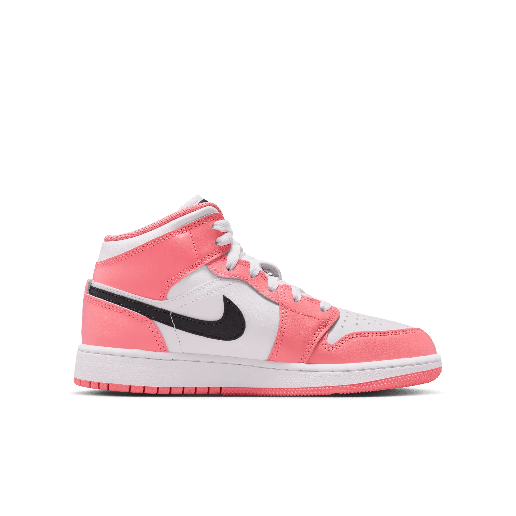 AIR JORDAN 1 MID (GS) - PINK GLAZE