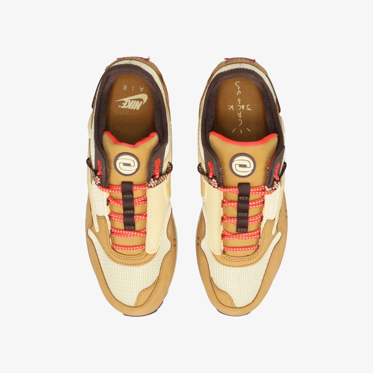 NIKE AIR MAX 1 X CACT.US CORP -TRAVIS SCOTT- WHEAT/LEMON DROP/BAROQUE BROWN