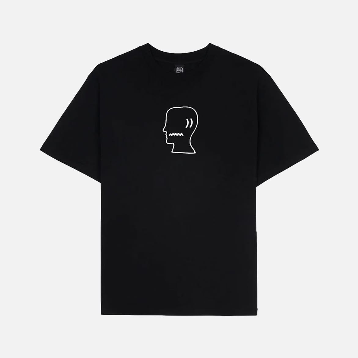 BRAIN DEAD LOGO HEAD T-SHIRT - BLACK