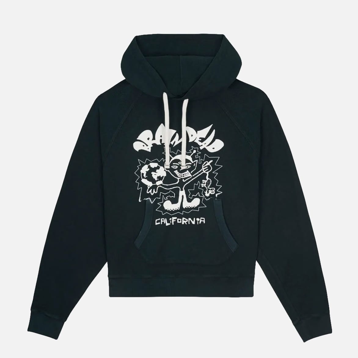 Brain Dead GLOBAL SHOCK HOODIE - FOREST GREEN
