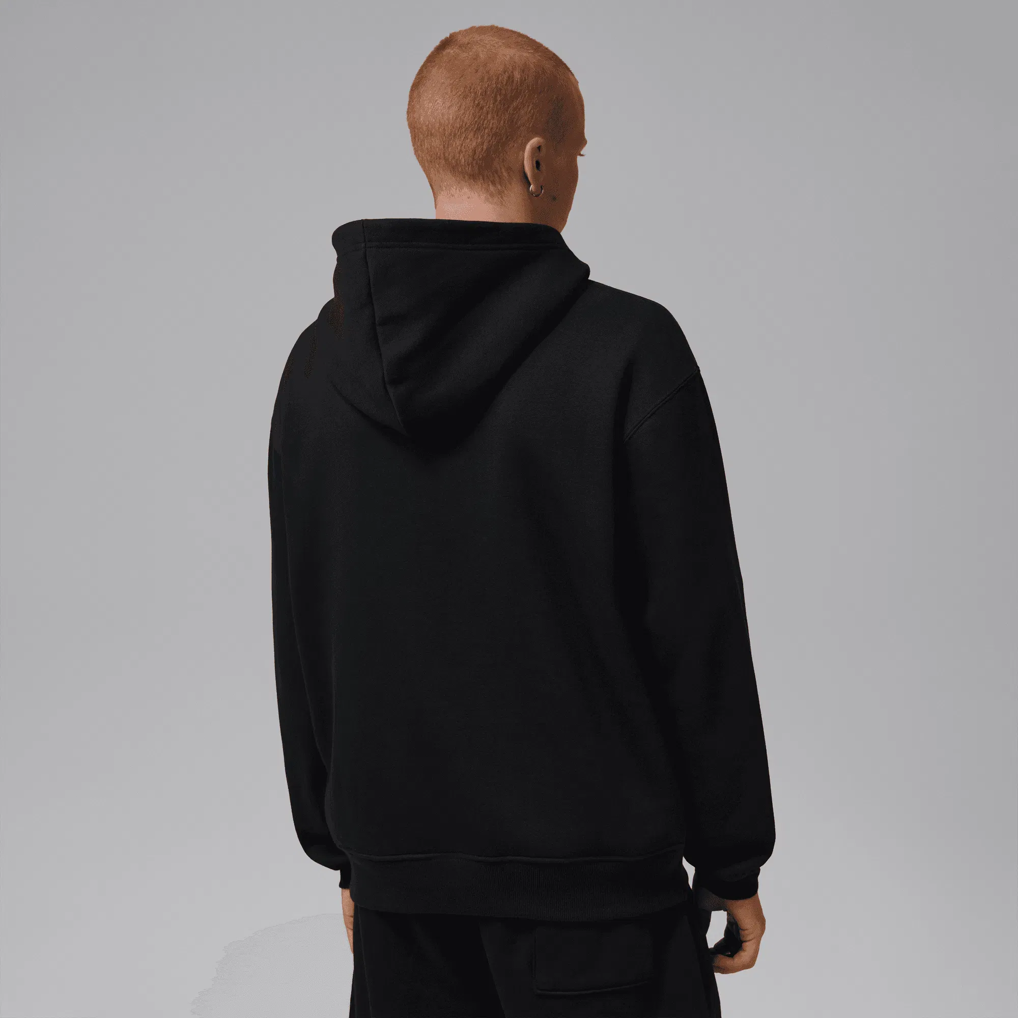 Air Jordan JORDAN BROOKLYN FLEECE HOODIE - BLACK