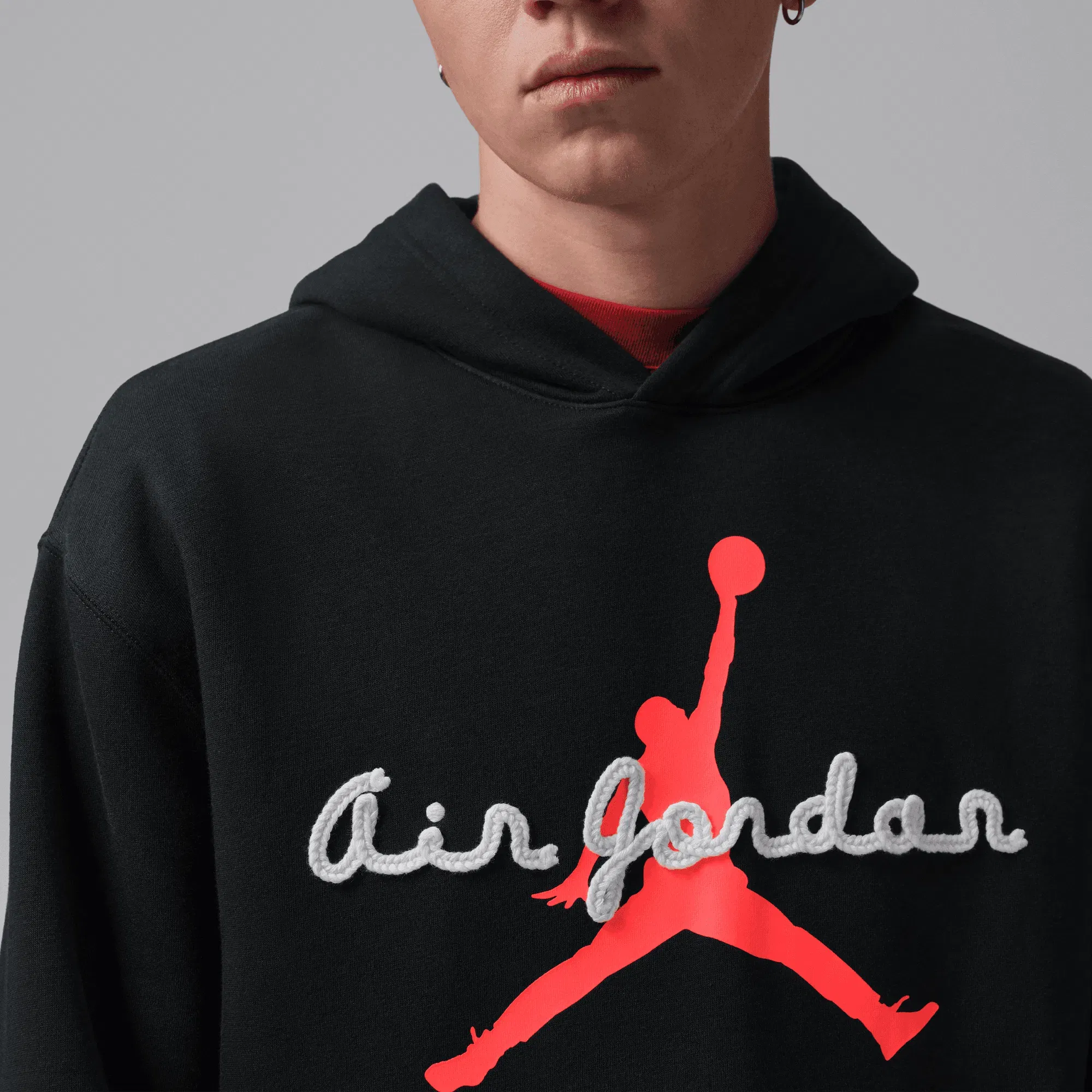 Air Jordan JORDAN BROOKLYN FLEECE HOODIE - BLACK