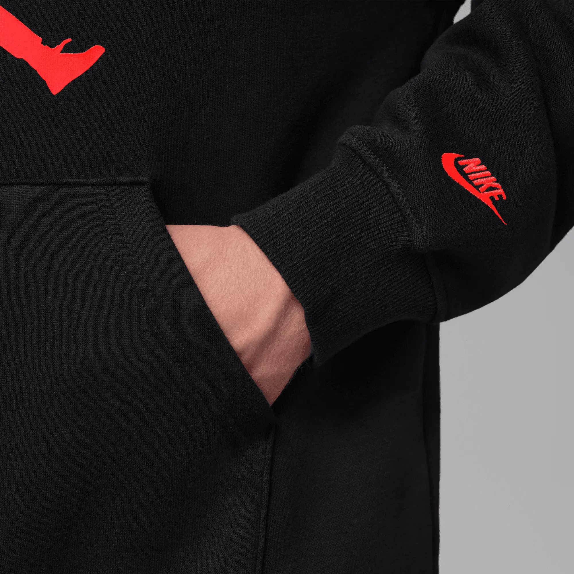 Air Jordan JORDAN BROOKLYN FLEECE HOODIE - BLACK