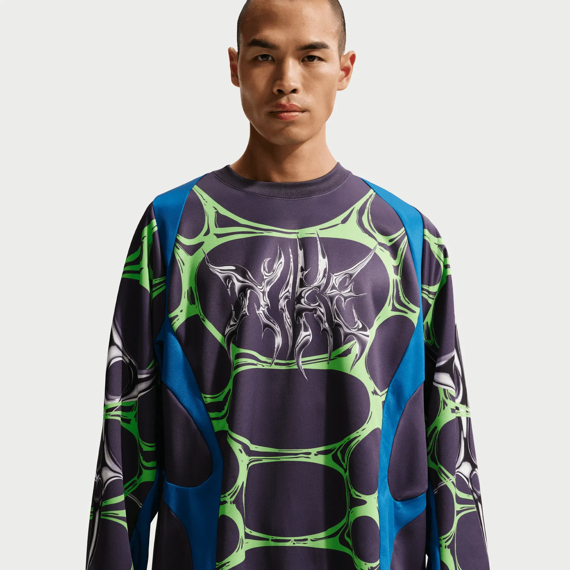 Nike PROJECT F.R.O.G JELLY CAGE JERSEY - BRILLIANT BLUE / DARK RAISIN