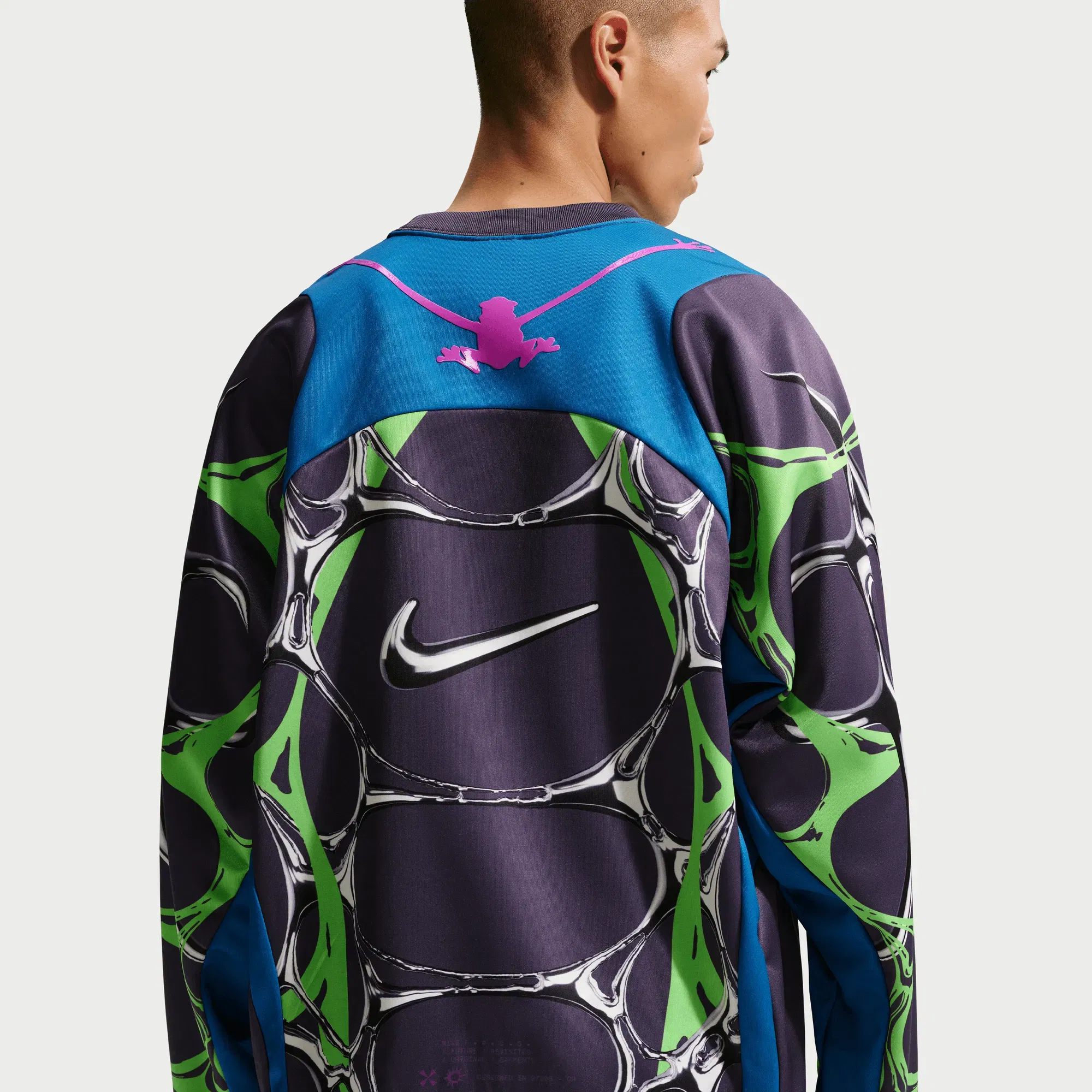 Nike PROJECT F.R.O.G JELLY CAGE JERSEY - BRILLIANT BLUE / DARK RAISIN