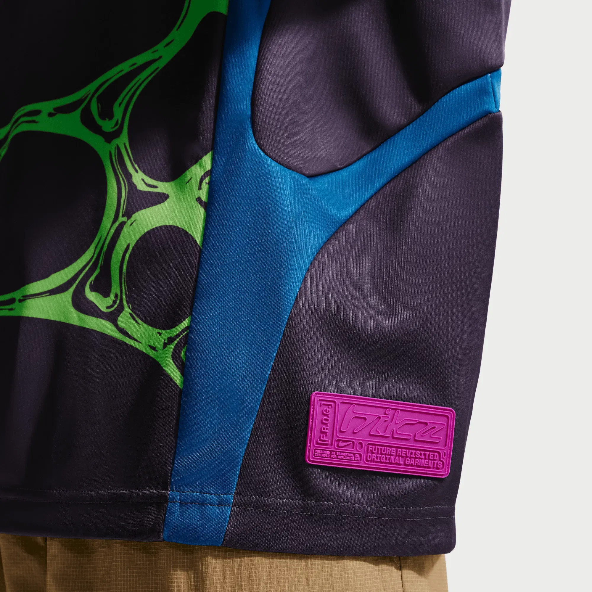 Nike PROJECT F.R.O.G JELLY CAGE JERSEY - BRILLIANT BLUE / DARK RAISIN