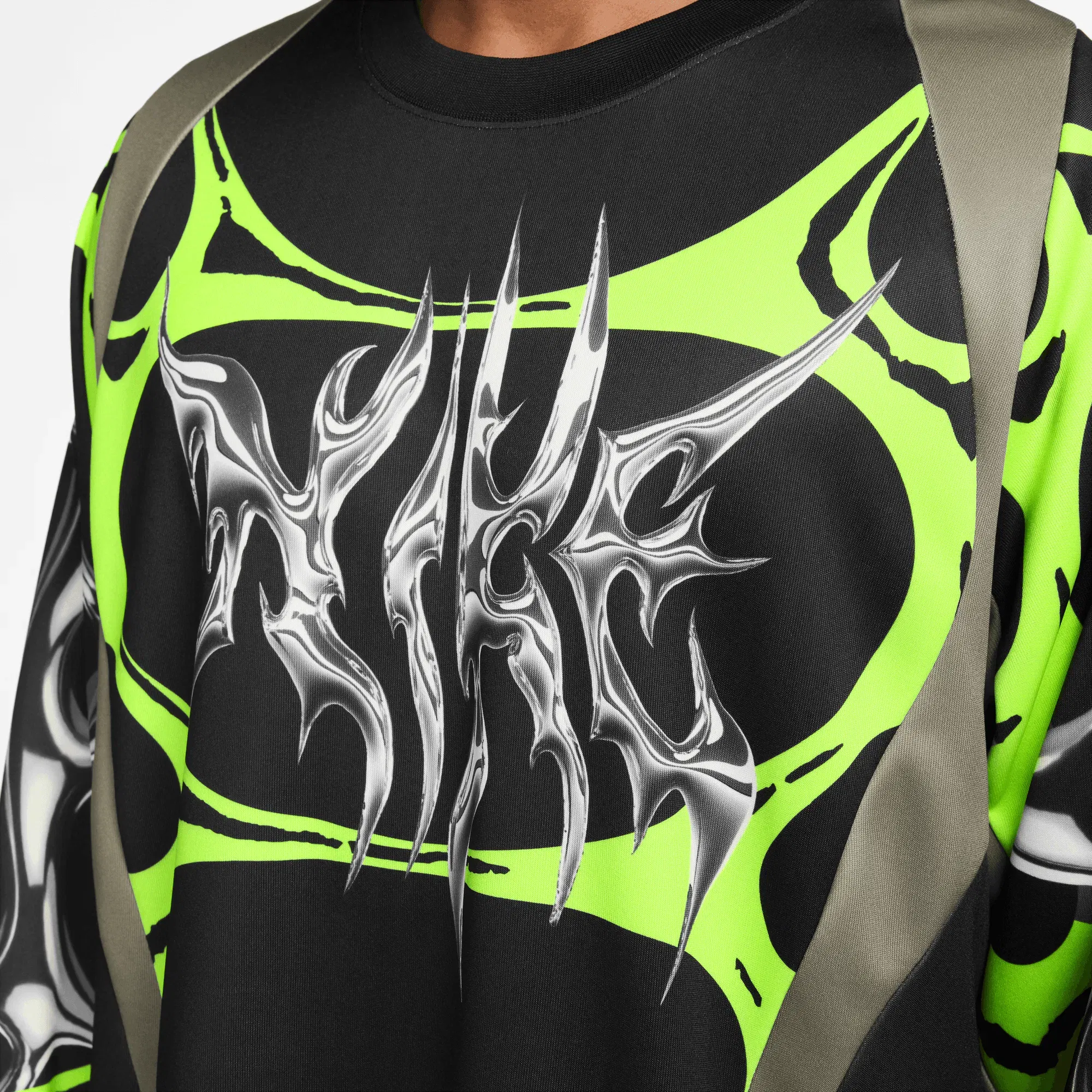 Nike PROJECT F.R.O.G JELLY CAGE JERSEY - BLACK / VOLT ICE