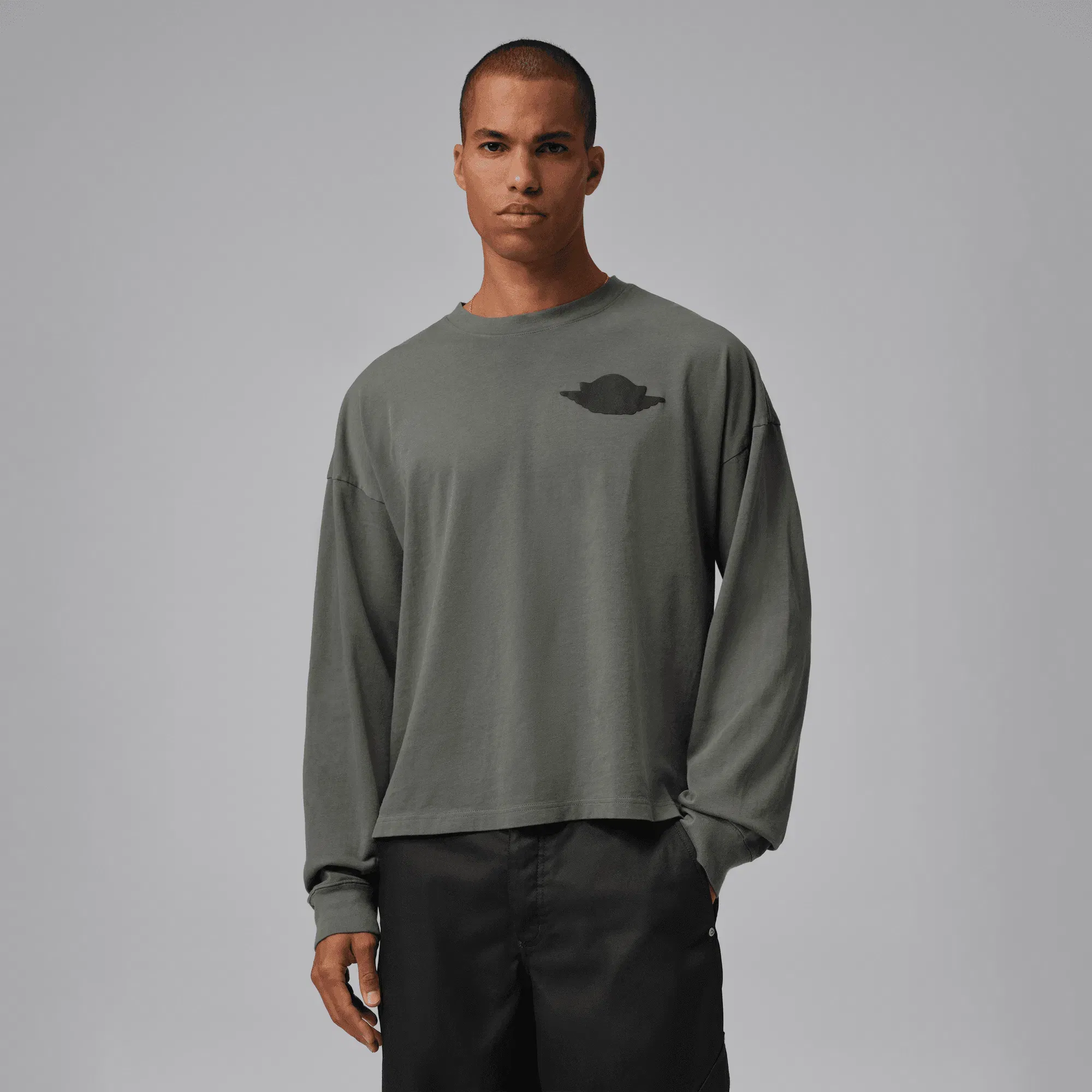 Air Jordan MJ WINGS L/S TEE - RIVER ROCK