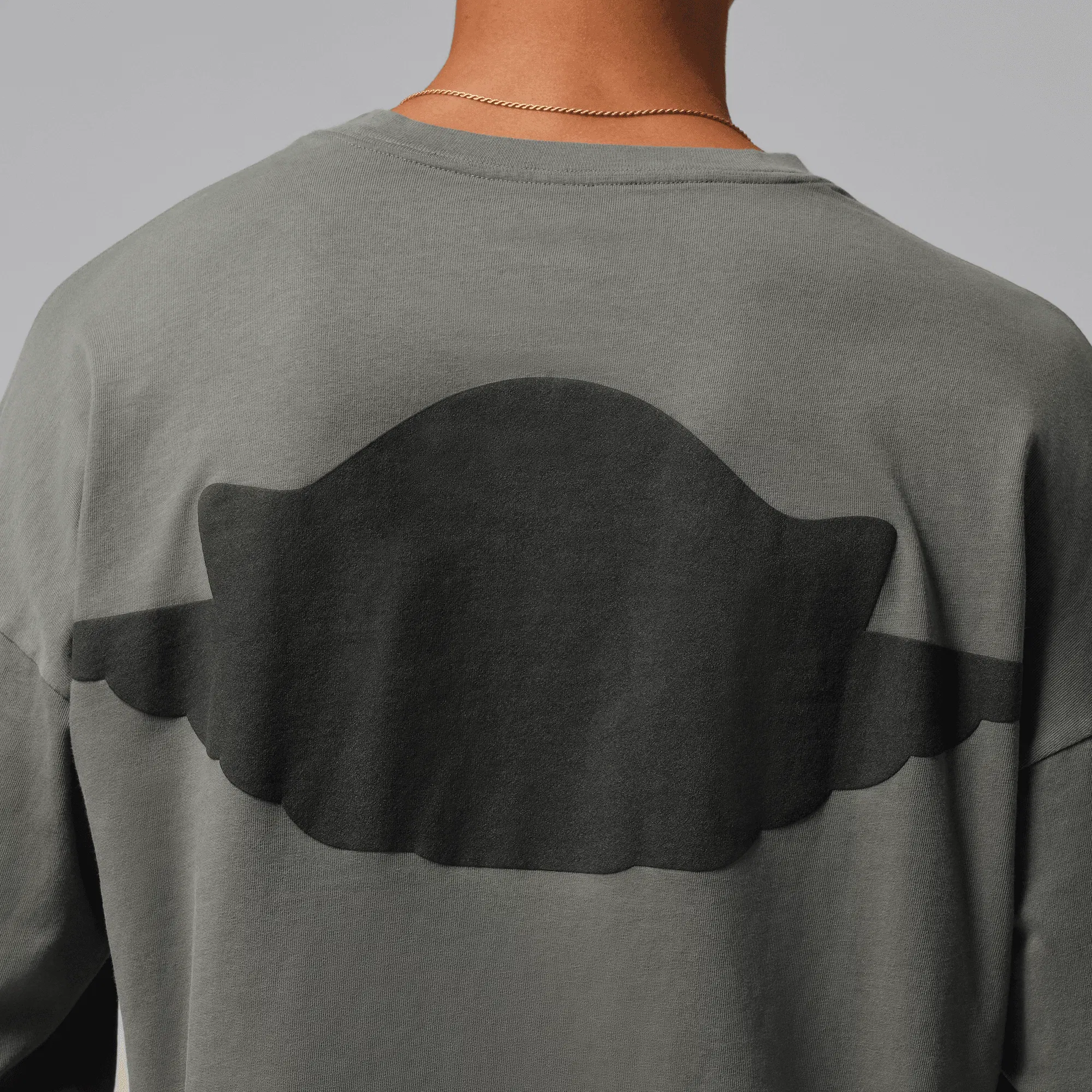 Air Jordan MJ WINGS L/S TEE - RIVER ROCK